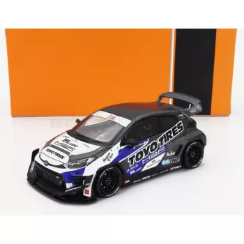   Ixo-Models - TOYOTA YARIS GR PANDEM TOYO TIRES 2022 BLACK GREY WHITE