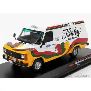   Ixo-Models - Ford England Transit Mkii Van Kinley Team Belgium 1978 White Red Green Yellow