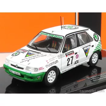   Ixo-Models - Skoda Felicia Kit Car N 27 Rally Rac Lombard 1995 S.Sibera - P.Gross White Green