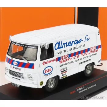  Ixo-Models - Peugeot J7 Van Esso Almeras Fres Service Course 1969 White