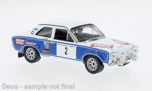 Ixo-Models - Ford Escort MK I RS 1600, Circuit of ireland, 1975, #2, 1:43