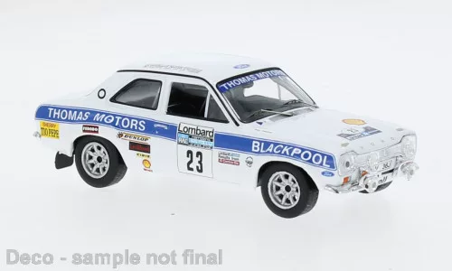 Ixo-Models - Ford Escort MK I RS 1600, RAC Rallye, 1974, #23, 1:43