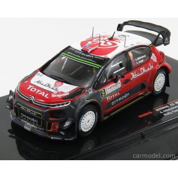   Ixo-Models - Citroen C3 Wrc Abu Dhabi N 9 Rally Sardegna 2017 A.Mikkelsen - A.Synnevaag Red White Grey