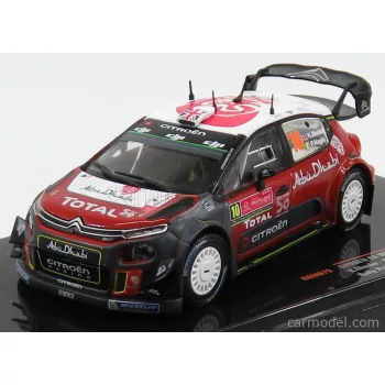   Ixo-Models - Citroen C3 Wrc Abu Dhabi N 10 Rally Portugal 2018 K.Meeke - P.Nagle Red Grey