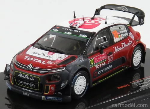 Ixo-Models - Citroen C3 Wrc Abu Dhabi N 10 Rally Portugal 2018 K.Meeke - P.Nagle Red Grey
