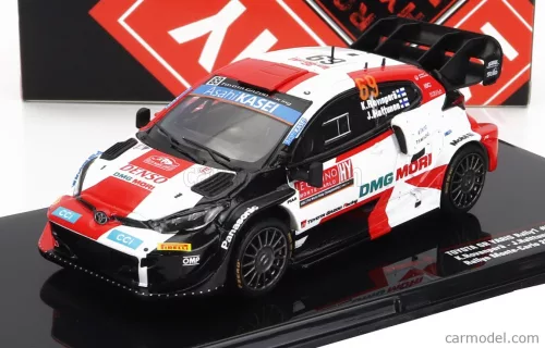 Ixo-Models - Toyota Yaris Gr Rally1 Team Toyota Gazoo Racing Wrt N 69 4Th Rally Montecarlo 2022 K.Rovanpera - J.Halttunen White Red Black