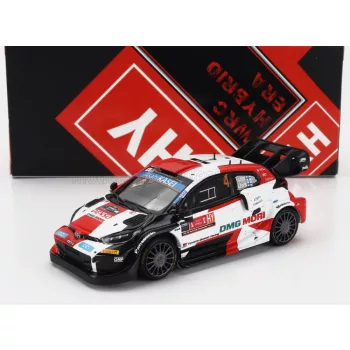   Ixo-Models - TOYOTA YARIS GR RALLY1 TEAM TOYOTA GAZOO RACING WRT N 3 RALLY YPRES 2022 LAPPI ESAPEKKA - JANNE FERM WHITE RED BLACK