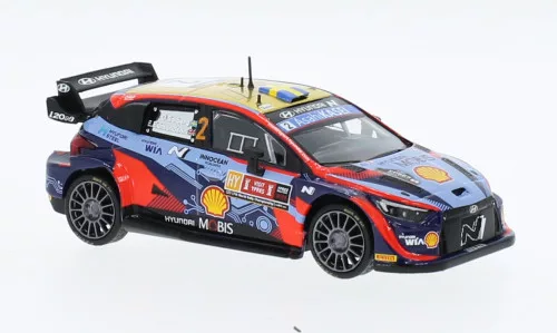 Ixo-Models - IXO, Hyundai i20 N Rally1, Rallye WM, Rally Ypern, 2022, #2, 1:43