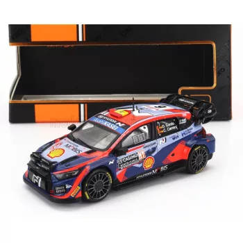   Ixo-Models - HYUNDAI i20 N RALLY1 TEAM SHELL MOBIS WRT (night version) N 6 7th RALLY MONTECARLO 2023 DANI SORDO - CANDIDO CARRERA 2 TONE BLUE RED