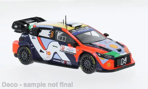 Ixo-Models - Hyundai i20 N Rally1, WRC, Rally Croatia, 2024, #8, 1:43