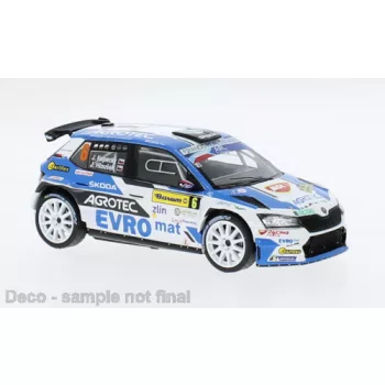   Ixo-Models - Skoda Fabia Rally2 EVO, Barum Rally Zlin, 2021, #6, 1:43
