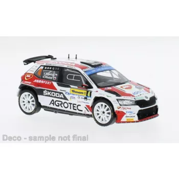   Ixo-Models - Skoda Fabia Rally2 EVO, Barum Rally Zlin, 2022, #4, 1:43