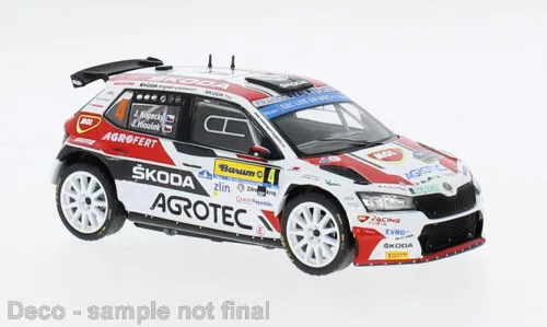 Ixo-Models - Skoda Fabia Rally2 EVO, Barum Rally Zlin, 2022, #4, 1:43