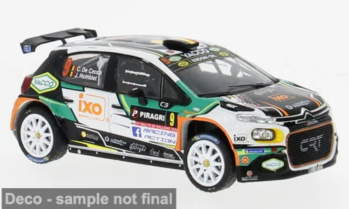 Ixo-Models - Citroen C3 Rally2, Rally WM, Rallye Wallonien, 2024, #9, 1:43
