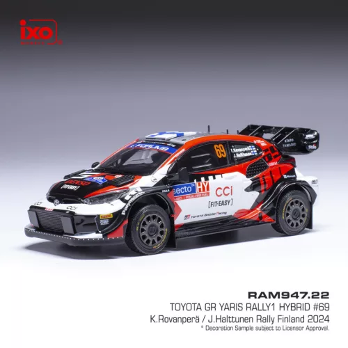 Ixo-Models - Toyota GR Yaris Rally1 Hybrid, Rally Finland 2024 #69