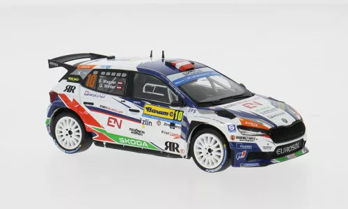 Ixo-Models - Skoda Fabia Rally2 Rally WM Barum Rally 2023 #10 S.Wagner/G.Winter