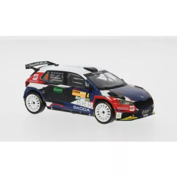   Ixo-Models - Skoda Fabia Rally2 Rally WM Lavanttal Rally 2024 #4 J.Wagner/H.Ostlender