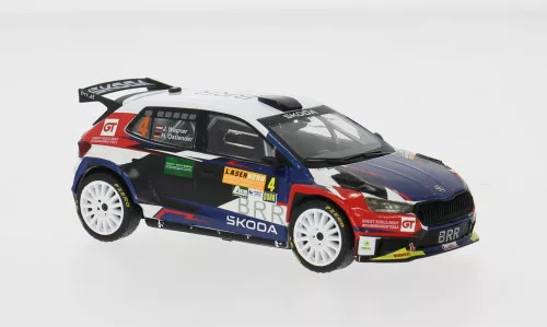Ixo-Models - Skoda Fabia Rally2 Rally WM Lavanttal Rally 2024 #4 J.Wagner/H.Ostlender