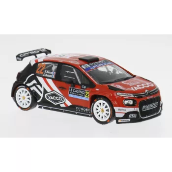   Ixo-Models - Citroen C3 Rally2 WRC Rally Monte Carlo 2025 #22 Y.Rossel/A.Dunand 1:43