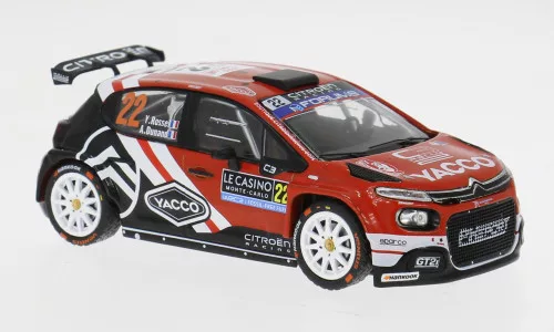 Ixo-Models - Citroen C3 Rally2 WRC Rally Monte Carlo 2025 #22 Y.Rossel/A.Dunand 1:43