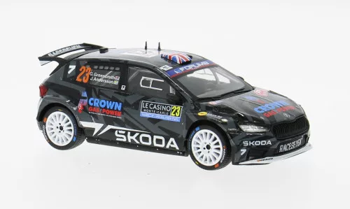 Ixo-Models - Skoda Fabia RS Rally2 WRC Rally Monte Carlo 2025 #23 G.Greensmith/J.Andersson 1:43
