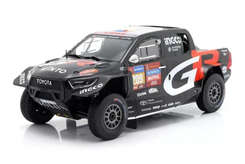 Ixo-Models - 1:18 Toyota GR DKR Hilux Evo T1U (GR) #209 Giniel de Villiers Dennis Murphy 7th Rallye Dakar 2024