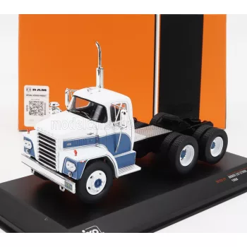   Ixo-Models - DODGE LCF CT9000 TRACTOR TRUCK 3-ASSI 1965 WHITE LIGHT BLUE