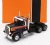 Ixo-Models - FREIGHTLINER FLC 120 64T TRACTOR TRUCK 3-ASSI 1977 BLACK RED ORANGE