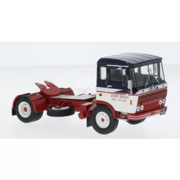 Ixo-Models - DAF 2600 TRACTOR TRUCK 2-ASSI 1970 WHITE RED