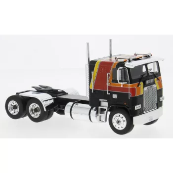 Ixo-Models - Freightliner FLA, schwarz/orange, 1993, 1:43