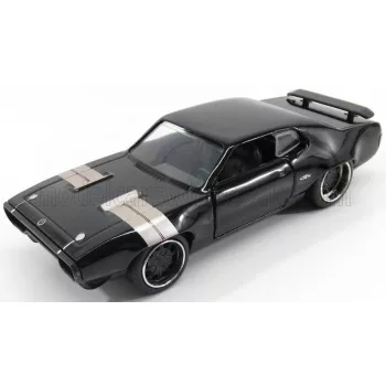   Jada - PLYMOUTH DOM'S GTX COUPE 1971 - FAST & FURIOUS 8 2017 BLACK SILVER