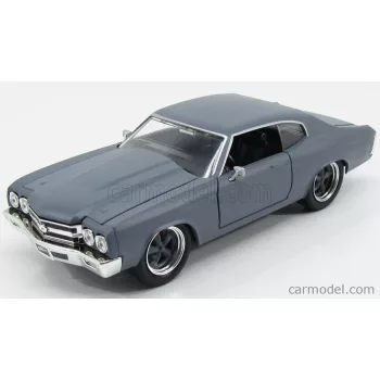   Jada - Chevrolet Dom'S Chevelle 454Ss 1970 - Fast & Furious Iv (2009) - Solo Parti Originali - Original Parts Primer Matt Grey