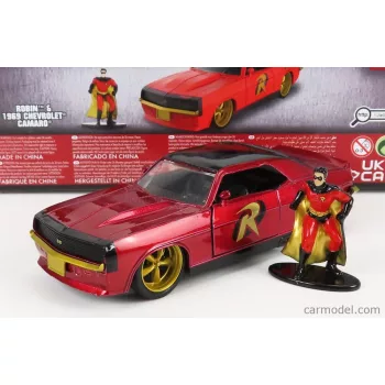 Jada - Chevrolet Camaro Coupe With Robin Figure 1969 Red