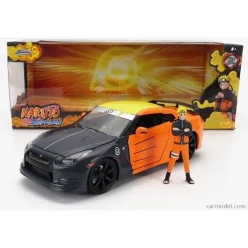 Jada - Nissan Gt-R With Naruto Figure 2009 Grey Orange