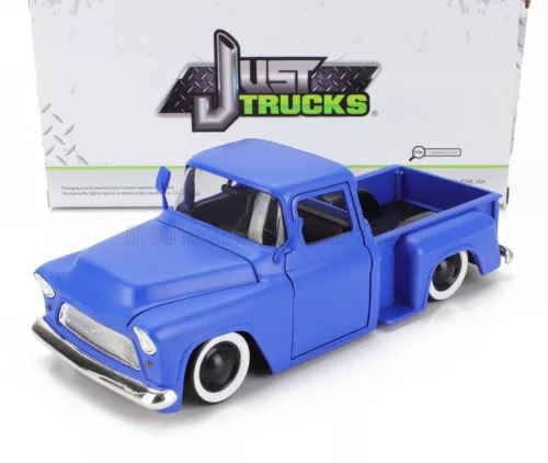 Jada - CHEVROLET PICK-UP STEPSIDE CUSTOM 1955 MATT BLUE