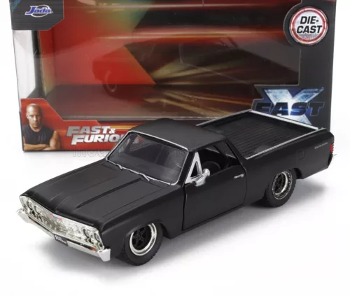Jada - CHEVROLET EL CAMINO PICK-UP (FF10) CUSTOM 1967 - FAST & FURIOUS MATT BLACK