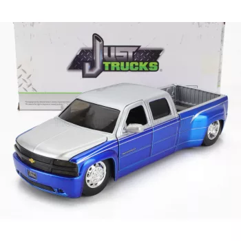 Jada - CHEVROLET SILVERADO PICK-UP DUALLY 2007 BLUE SILVER
