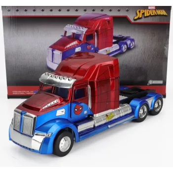   Jada - WESTERN STAR 57X TRACTOR TRUCK SPIDERMAN 2009 BLUE RED
