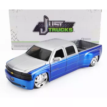 Jada - CHEVROLET SILVERADO PICK-UP DUALLY 1999 BLUE SILVER