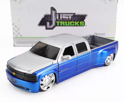 Jada - CHEVROLET SILVERADO PICK-UP DUALLY 1999 BLUE SILVER