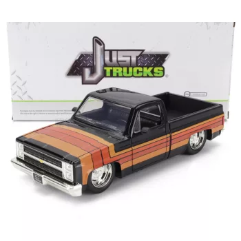 Jada - CHEVROLET C-10 PICK-UP CUSTOM 1985 BLACK BROWN