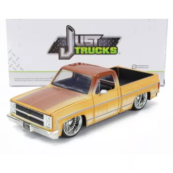 Jada - CHEVROLET C-10 PICK-UP CUSTOM 1985 2 TONE CREAM BROWN