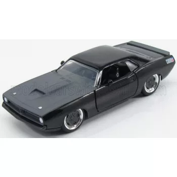   Jada - PLYMOUTH LETTY'S BARRACUDA 440 COUPE 1969 - FAST & FURIOUS 7 - 2015 BLACK GREY