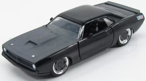 Jada - PLYMOUTH LETTY'S BARRACUDA 440 COUPE 1969 - FAST & FURIOUS 7 - 2015 BLACK GREY