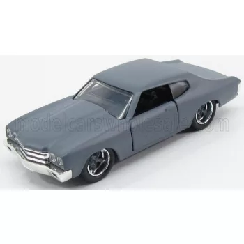   Jada - CHEVROLET DOM'S CHEVELLE 454SS 1970 - FAST & FURIOUS  IV (2009) - SOLO PARTI ORIGINALI - ORIGINAL PARTS PRIMER MATT GREY