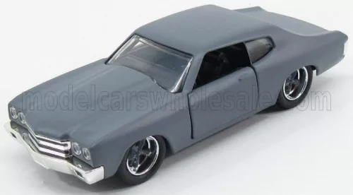 Jada - CHEVROLET DOM'S CHEVELLE 454SS 1970 - FAST & FURIOUS  IV (2009) - SOLO PARTI ORIGINALI - ORIGINAL PARTS PRIMER MATT GREY