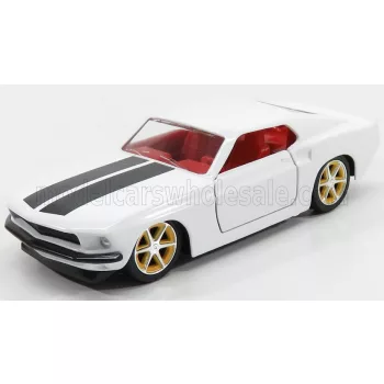   Jada - FORD USA ROMAN'S MUSTANG CUSTOM ANVIL HALO 1969 - FAST & FURIOUS VI (2013) WHITE