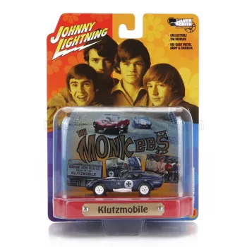   Johnny Lightning - FORD USA SHELBY COBRA 1966 - KLUTZMOBILE - THE MONKEES BLUE WHITE