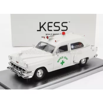   Kess Models - CHEVROLET NATIONAL AMBULANCE MAPLE LEAF 1954 WHITE