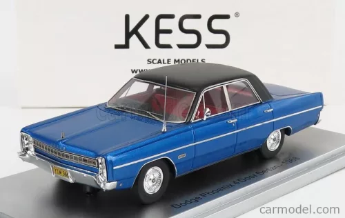 Kess-Model - Dodge Phoenix 4-Door Sedan 1968 Light Blue Met Black